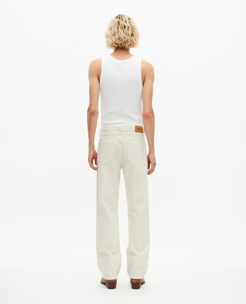 The Kooples HOMME ECRU jean droit &eacute;cru