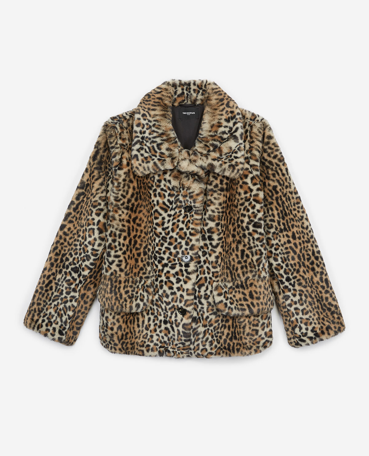 The kooples deals leopard print coat