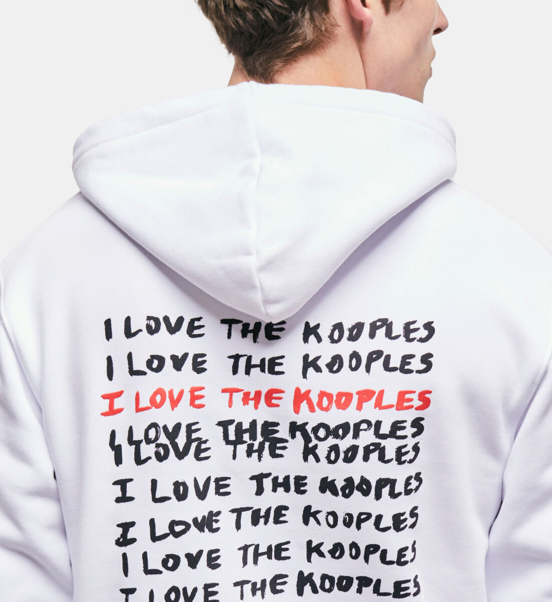 I Love Kooples white sweatshirt The Kooples US