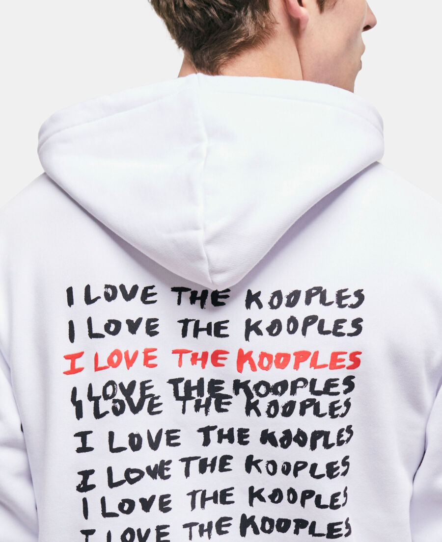 i love kooples white sweatshirt
