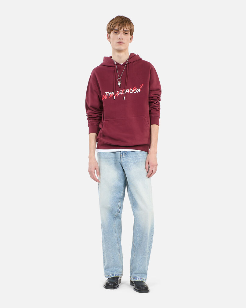 The Kooples MEN BURGUNDY burgundy what is hoodie