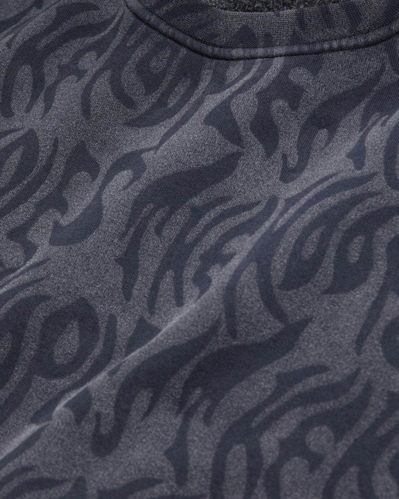 The Kooples HOMBRE BLACK WASHED sudadera estampada para hombre