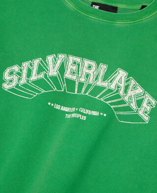The Kooples FEMME GREEN sweatshirt avec sérigraphie vert