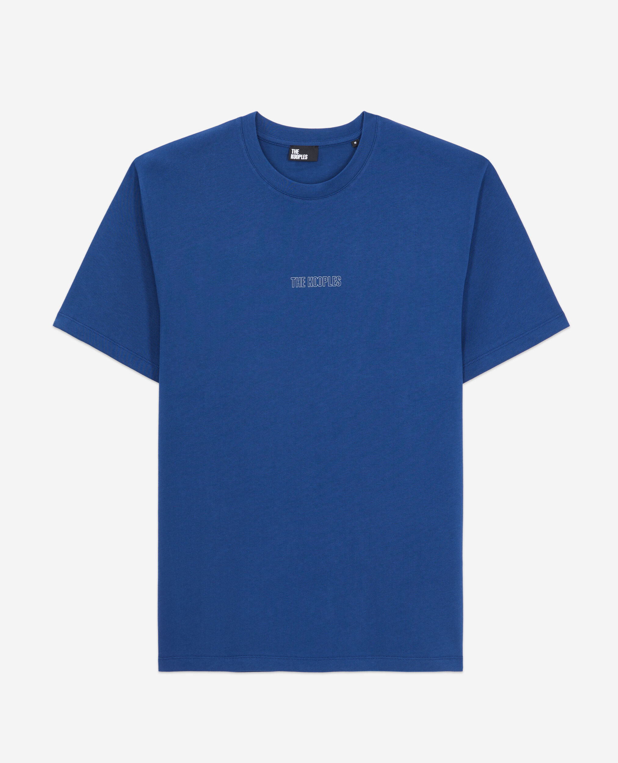 Camiseta azul vivo logotipo para hombre, ROYAL BLUE - DARK NAVY, hi-res image number null
