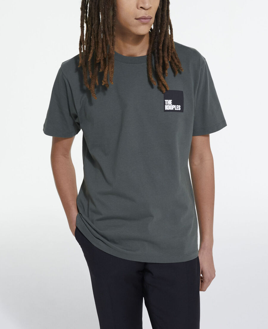 green t-shirt