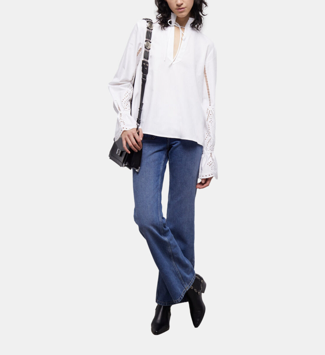 Blouse blanche the kooples on sale