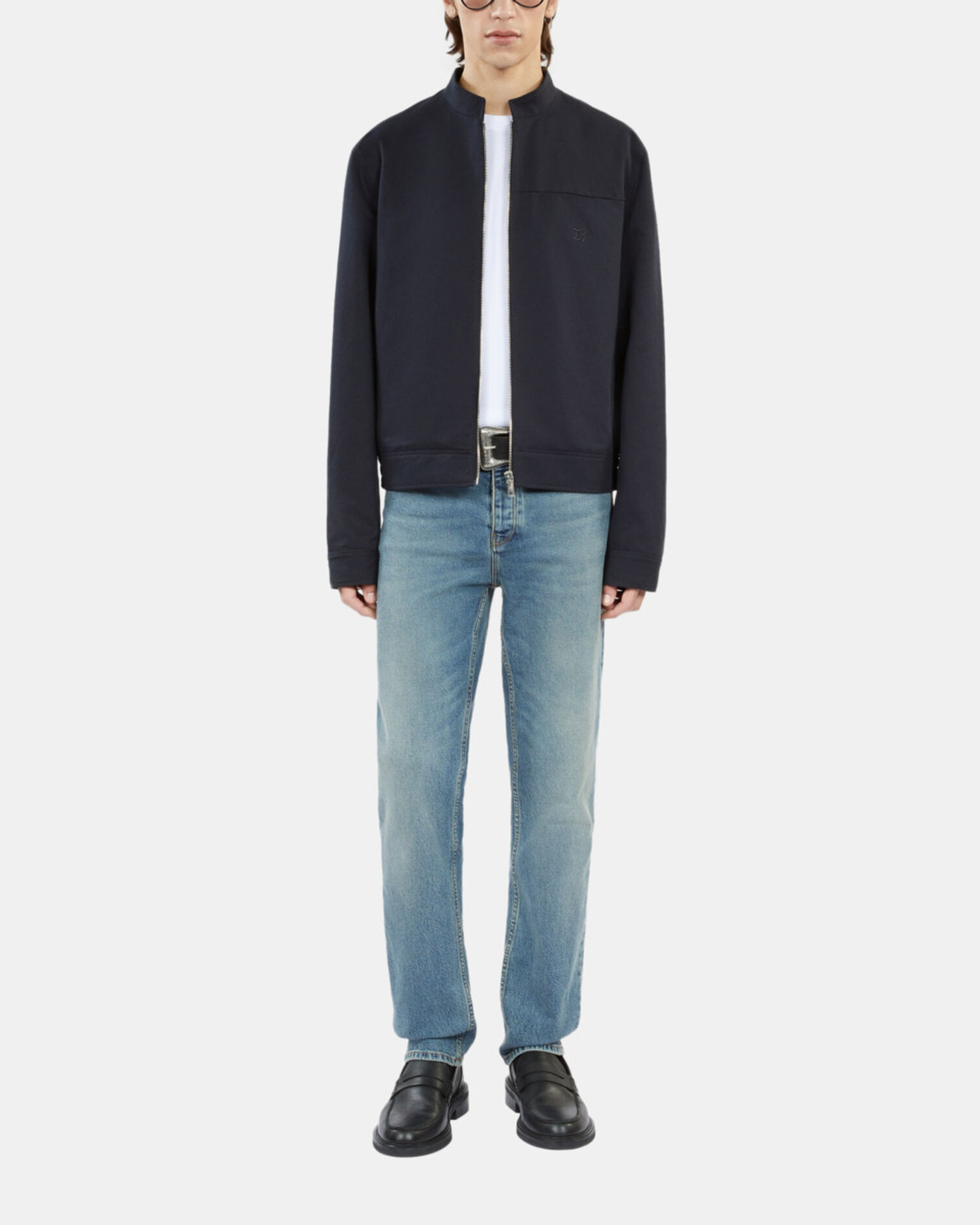 Navy blue worker jacket, NAVY, hi-res image number null