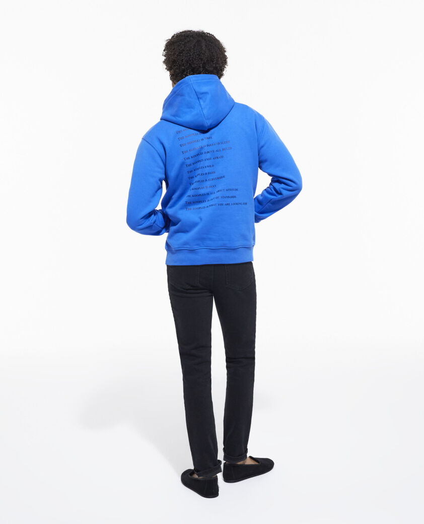 The Kooples HOMME INK BLUE sweatshirt what is bleu