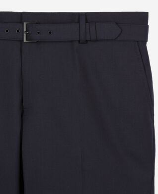 The Kooples HOMME DARK NAVY pantalon de costume super 100's en laine marine
