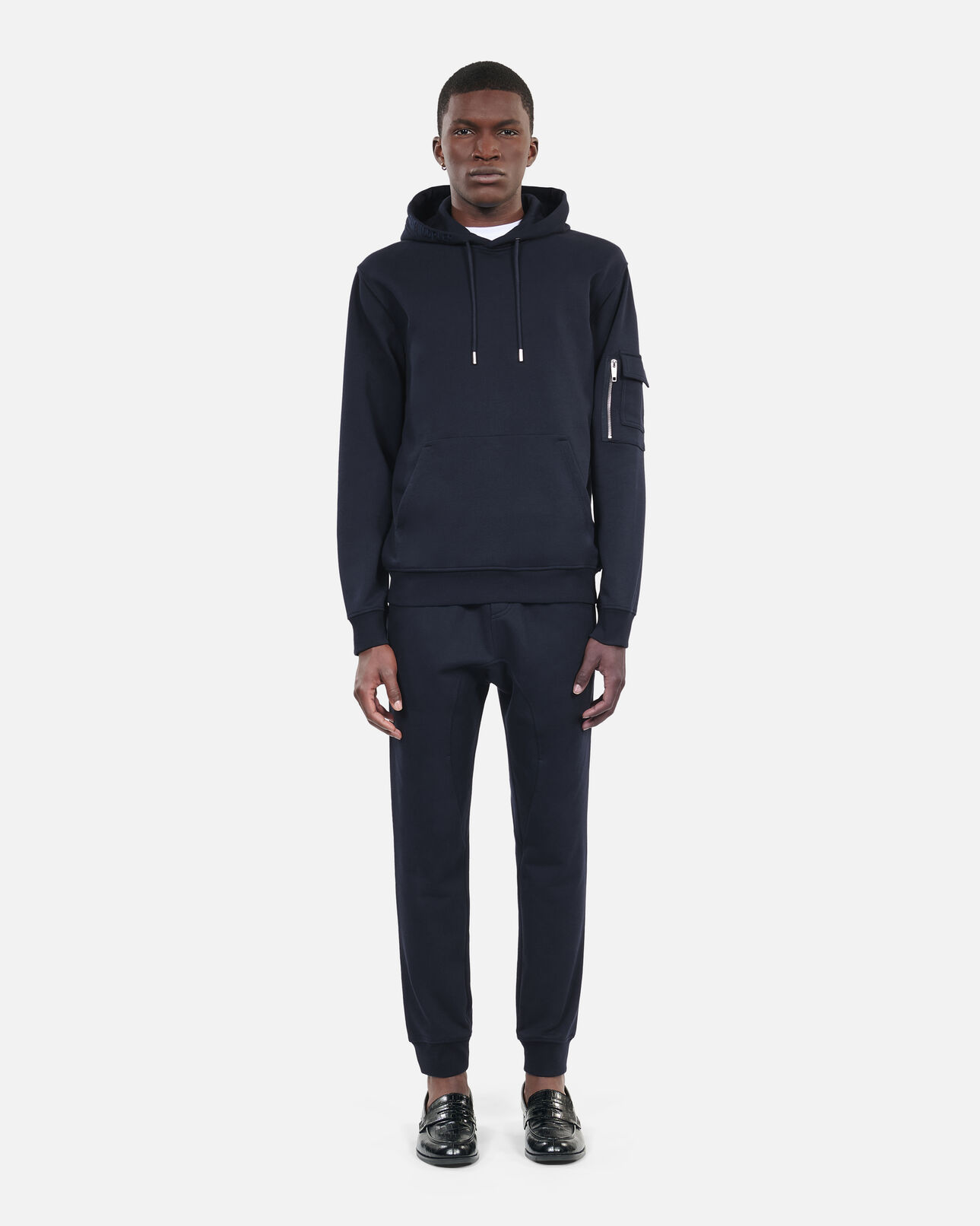 The Kooples MEN NAVY navy blue hoodie
