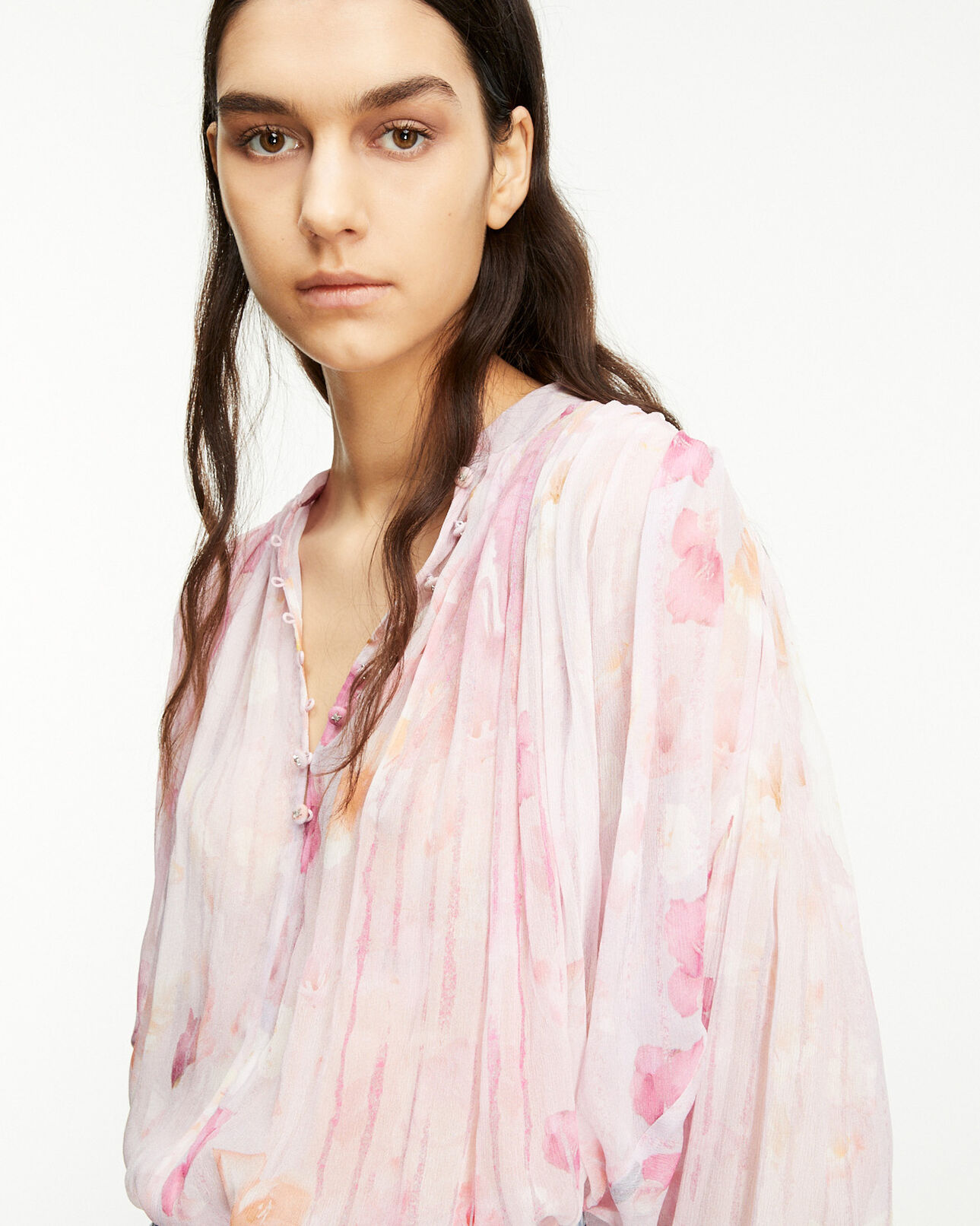 The Kooples WOMEN PINK pink printed blouse