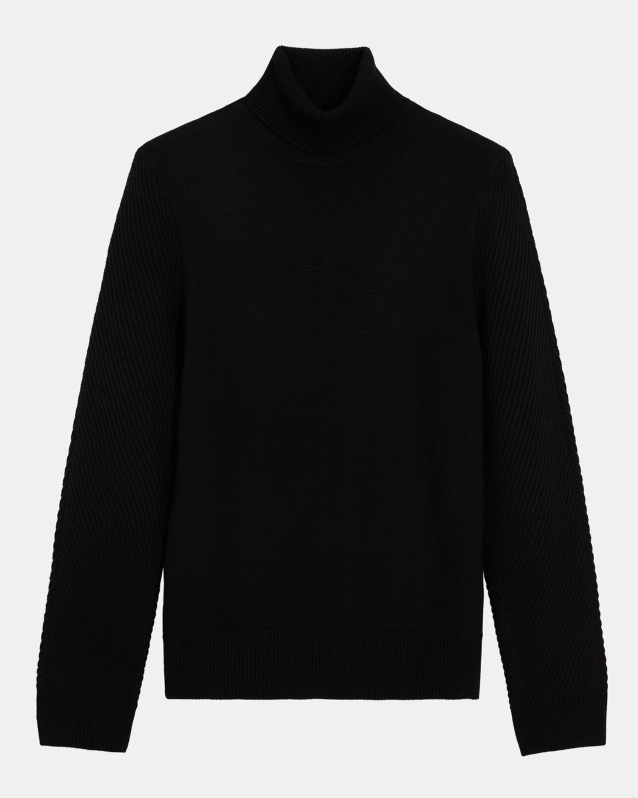 The Kooples HOMME BLACK pull en laine noir