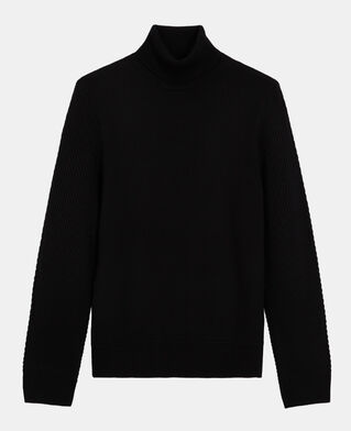 The Kooples H BLACK black wool sweater