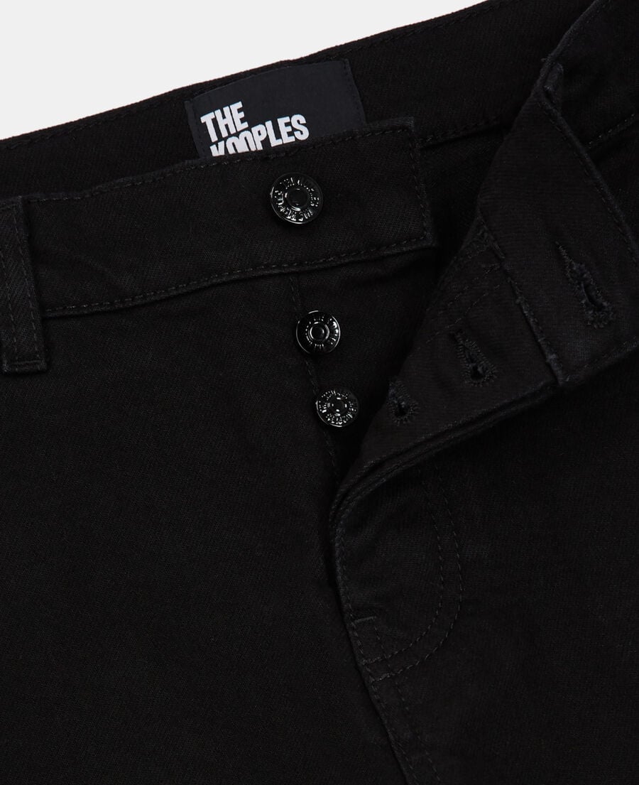 The Kooples HOMME BLACK jean slim noir