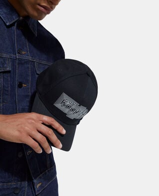 The Kooples UNISEX BLACK schwarze baumwollkappe