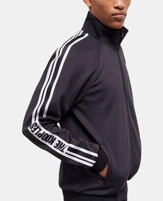 The Kooples HOMME BLACK blouson à logo noir