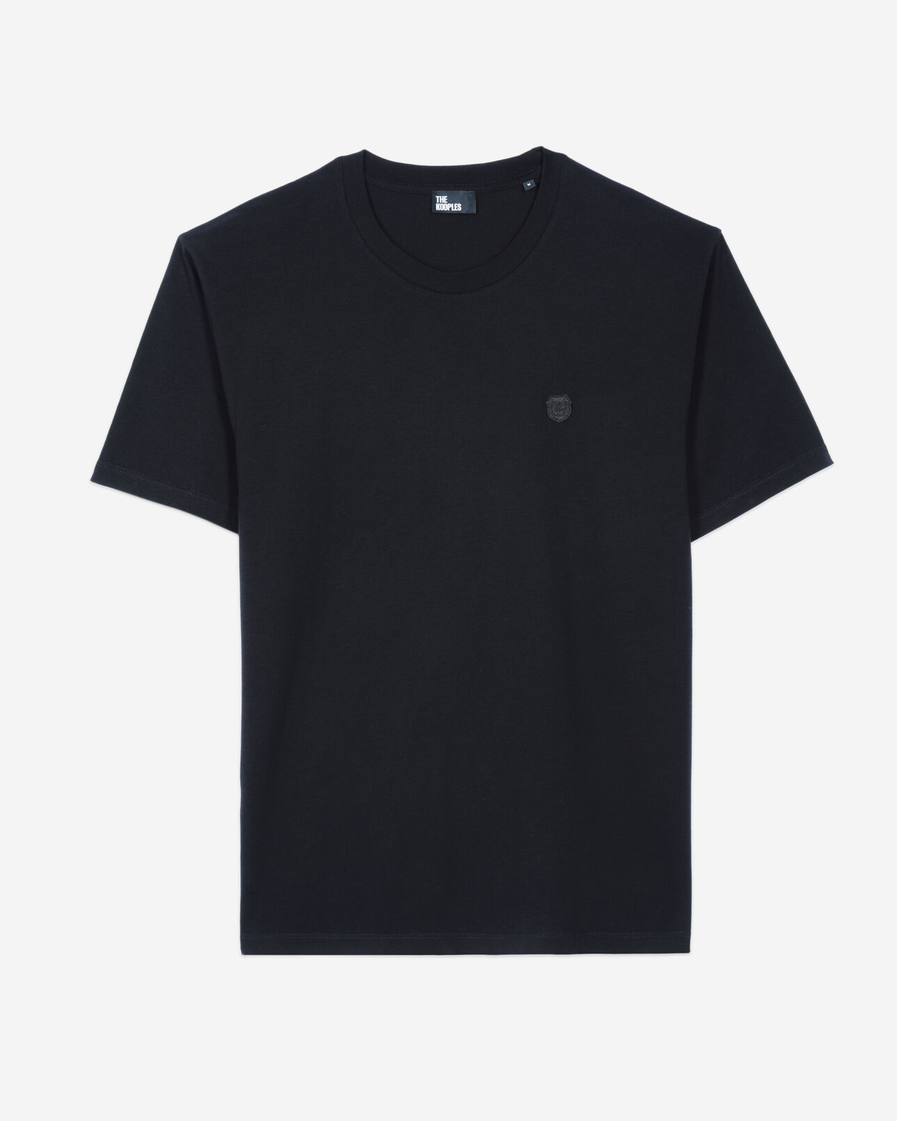 The Kooples MEN BLACK black blazon t-shirt