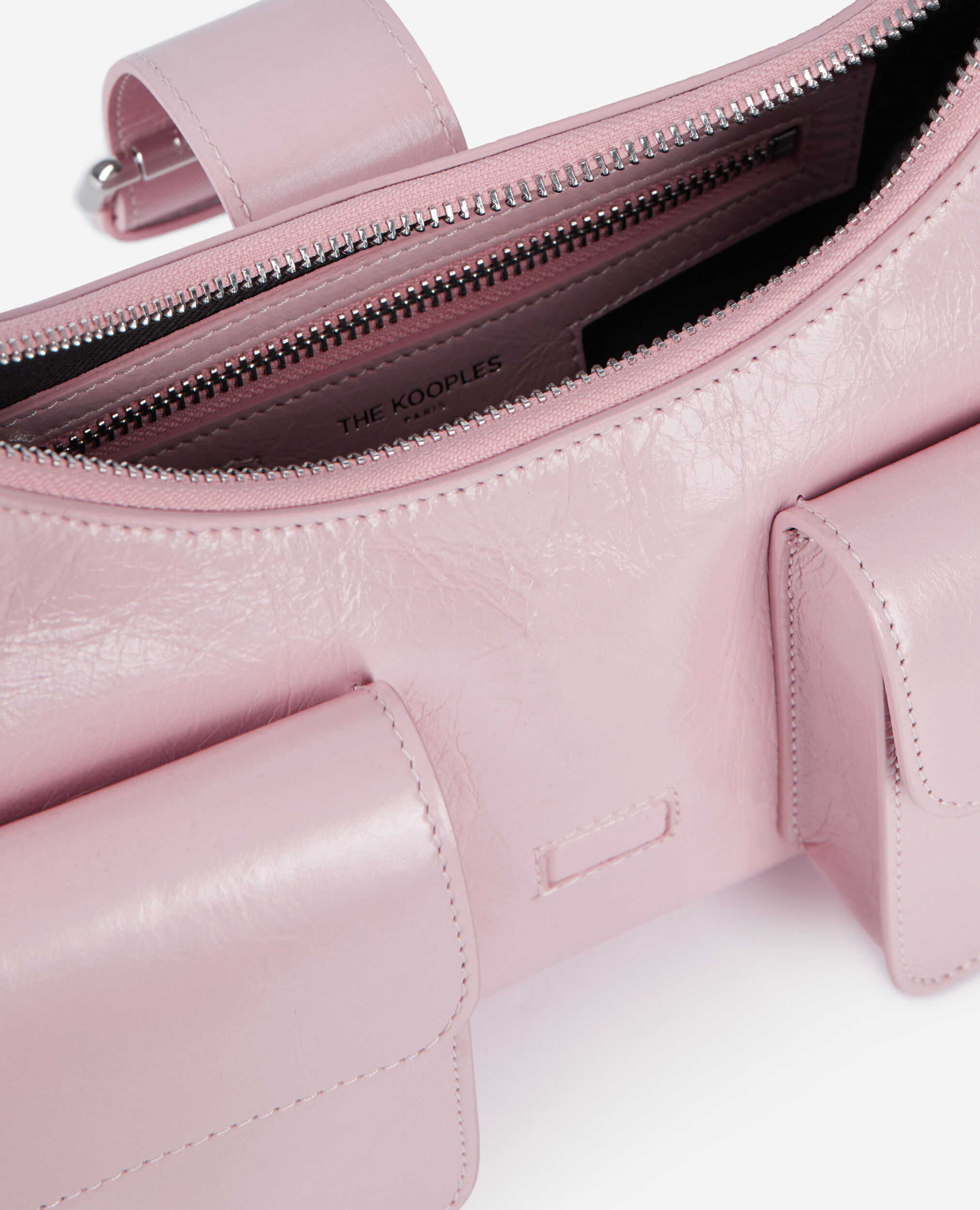 Pink leather bags sale cheap