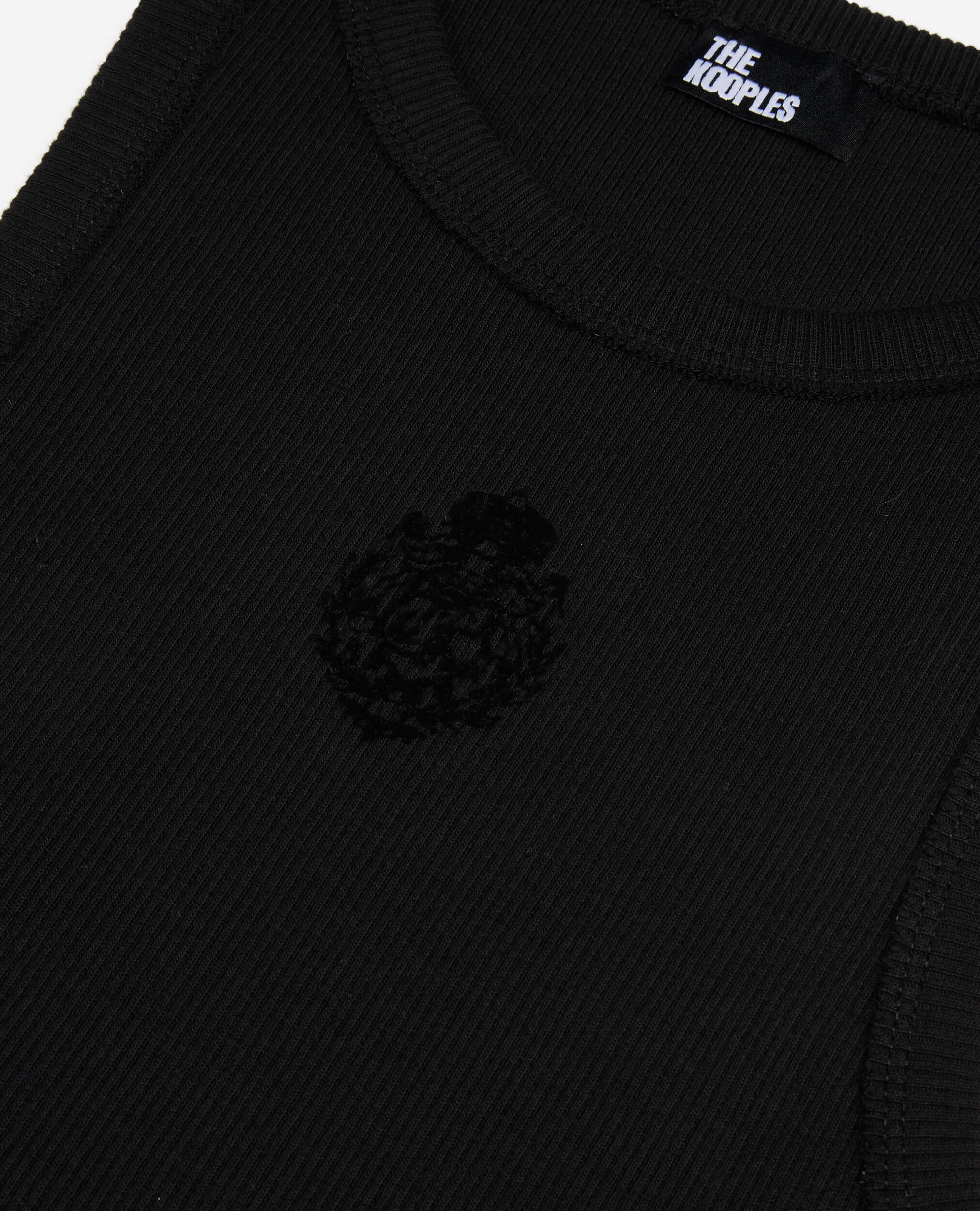Débardeur avec blason noir, BLACK, hi-res image number null