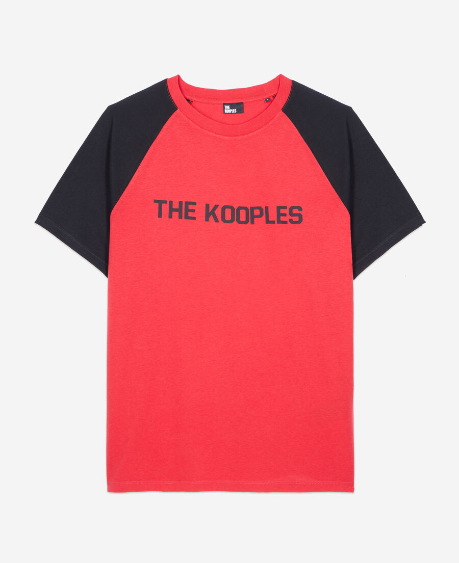The Kooples HERREN RUBIS rotes t-shirt mit logo