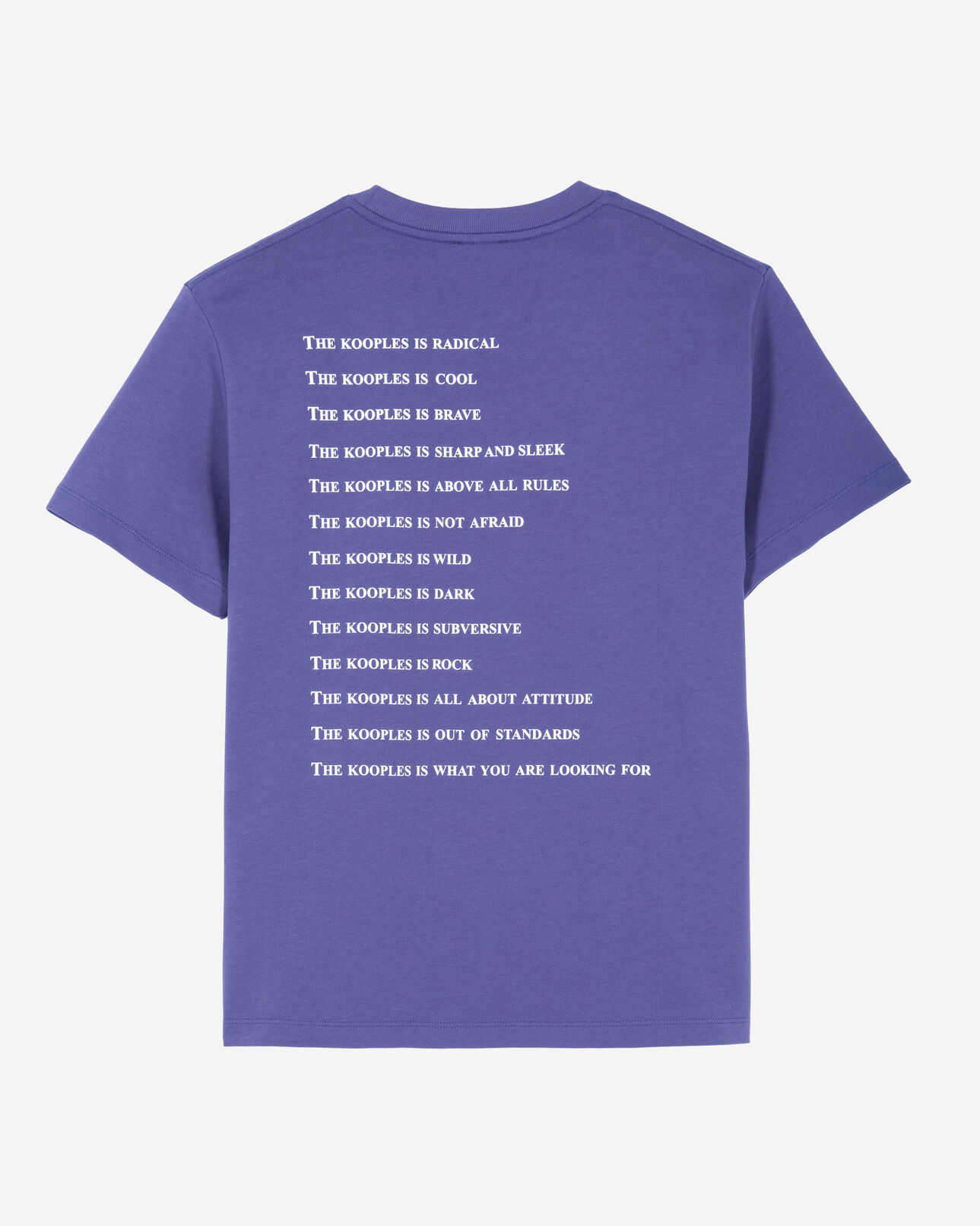 The Kooples DAMEN BLUE ATLANTIQUE t-shirt what is violett