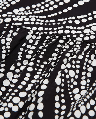The Kooples FEMME BLACK WHITE jupe courte imprimée
