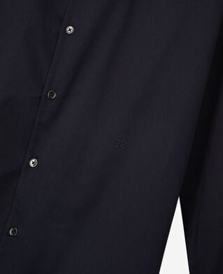 The Kooples MEN NAVY navy suit collar shirt