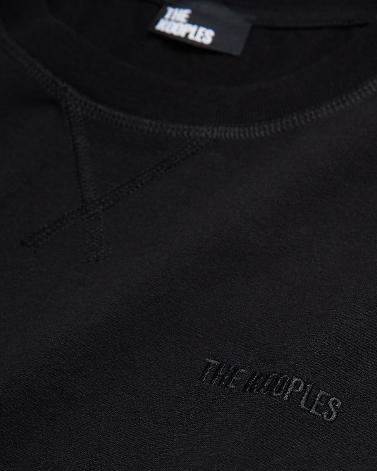 The Kooples WOMEN BLACK women's the kooples black logo t-shirt