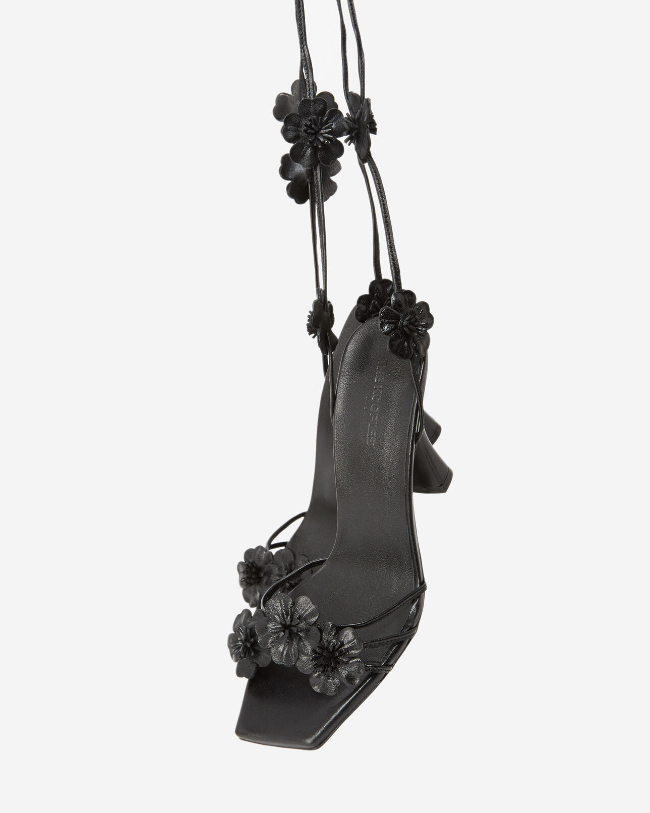The Kooples DAMEN BLACK schnürsandalen mit hohem absatz schwarz