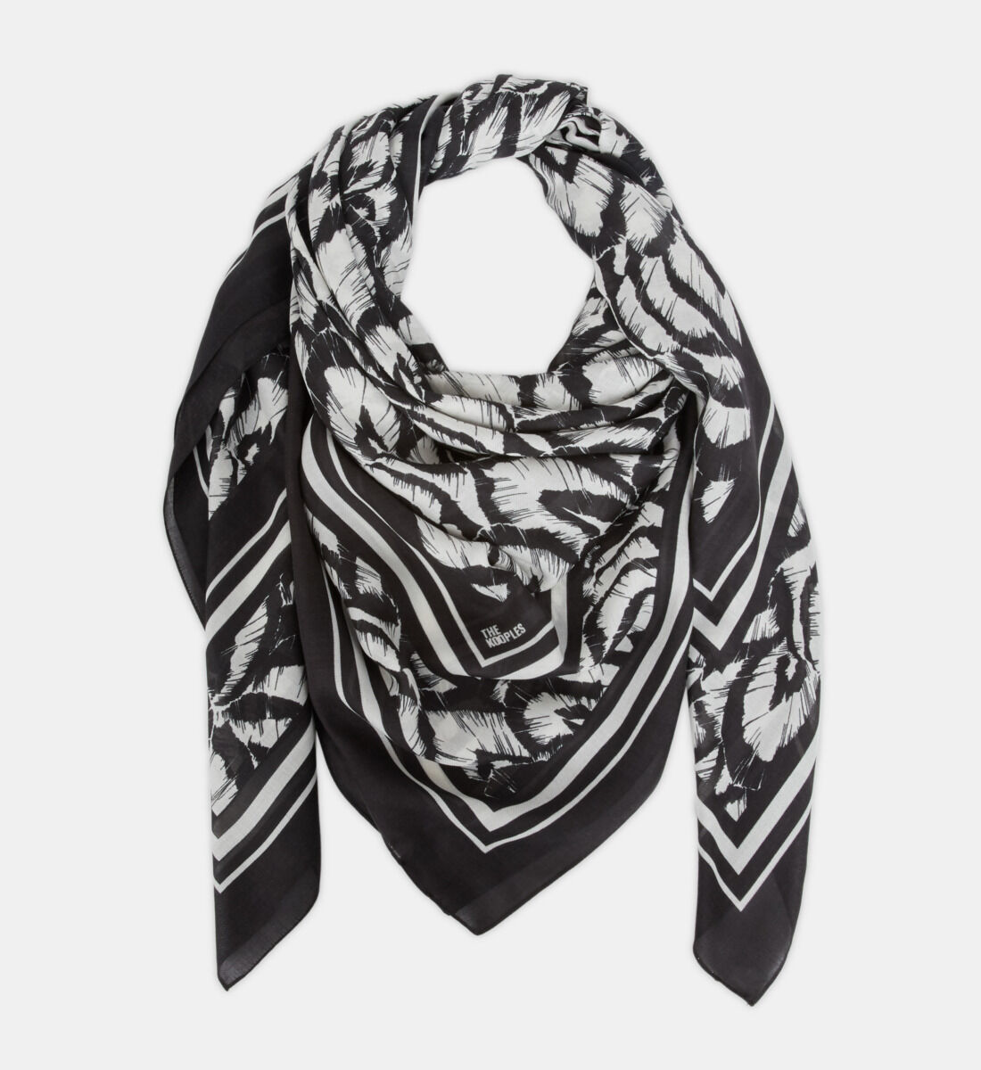 Printed cashmere scarf The Kooples Canada