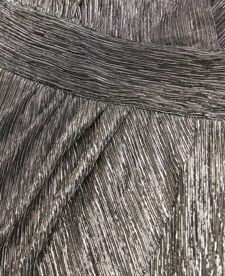 The Kooples FEMME SILVER robe courte argent&eacute;e