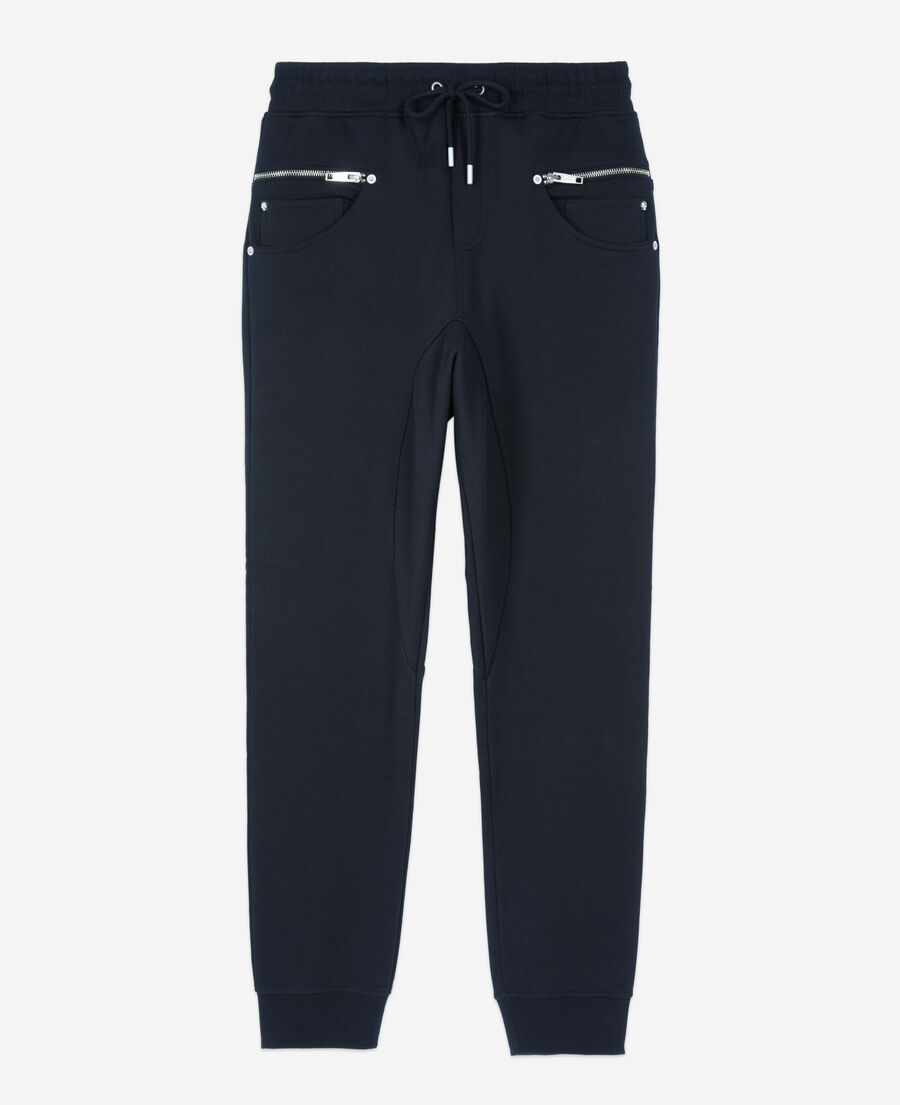 black tracksuit trousers