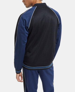 The Kooples MEN NAVY navy blue zipped sweatshirt