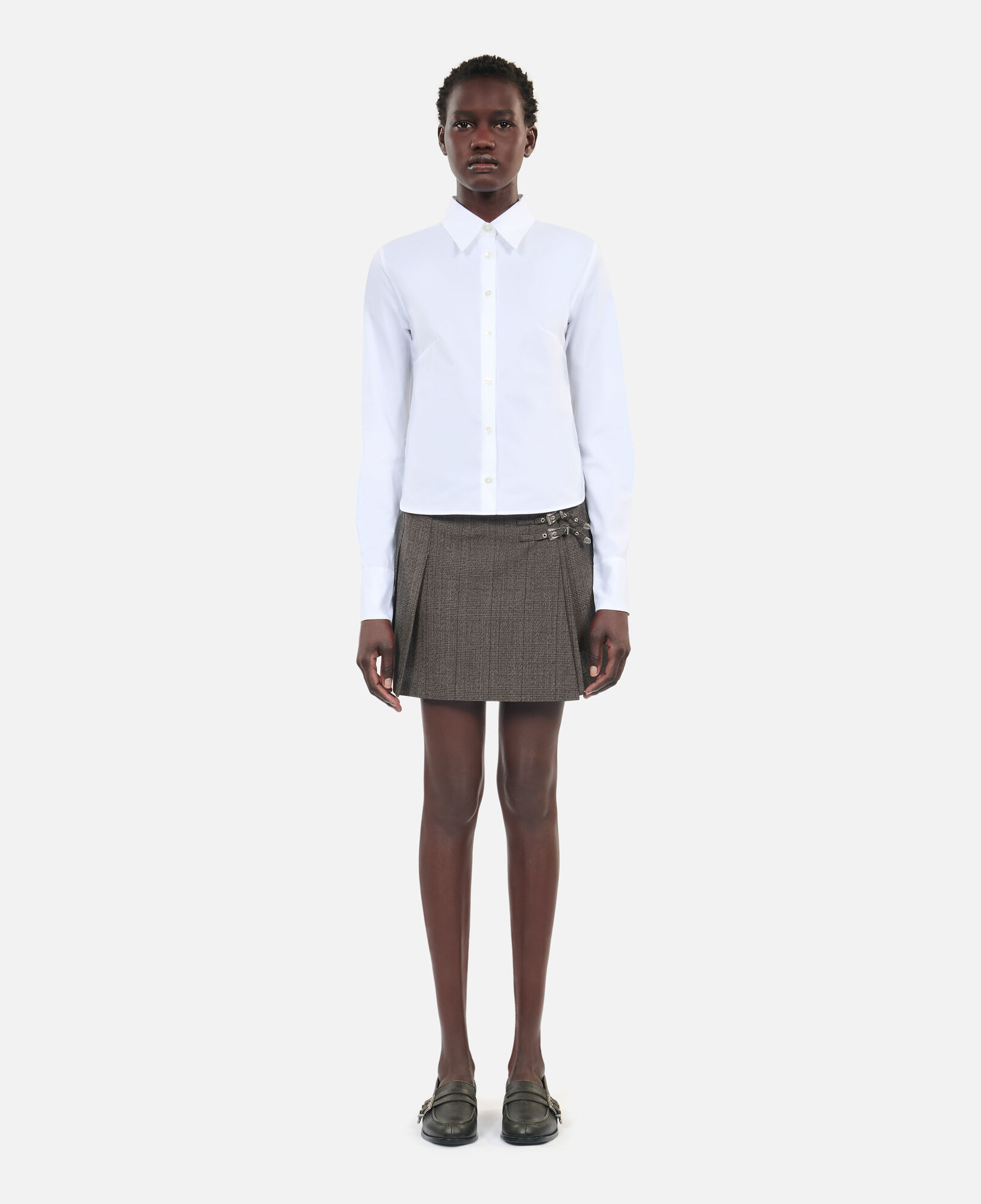 The Kooples WOMEN WHITE white poplin shirt