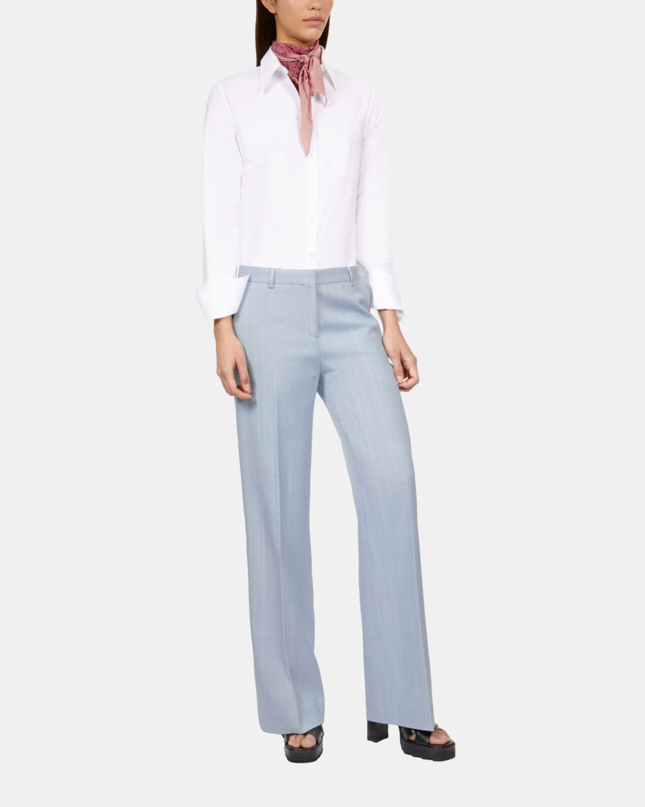 The Kooples FEMME BLUE pantalon tailleur lilas
