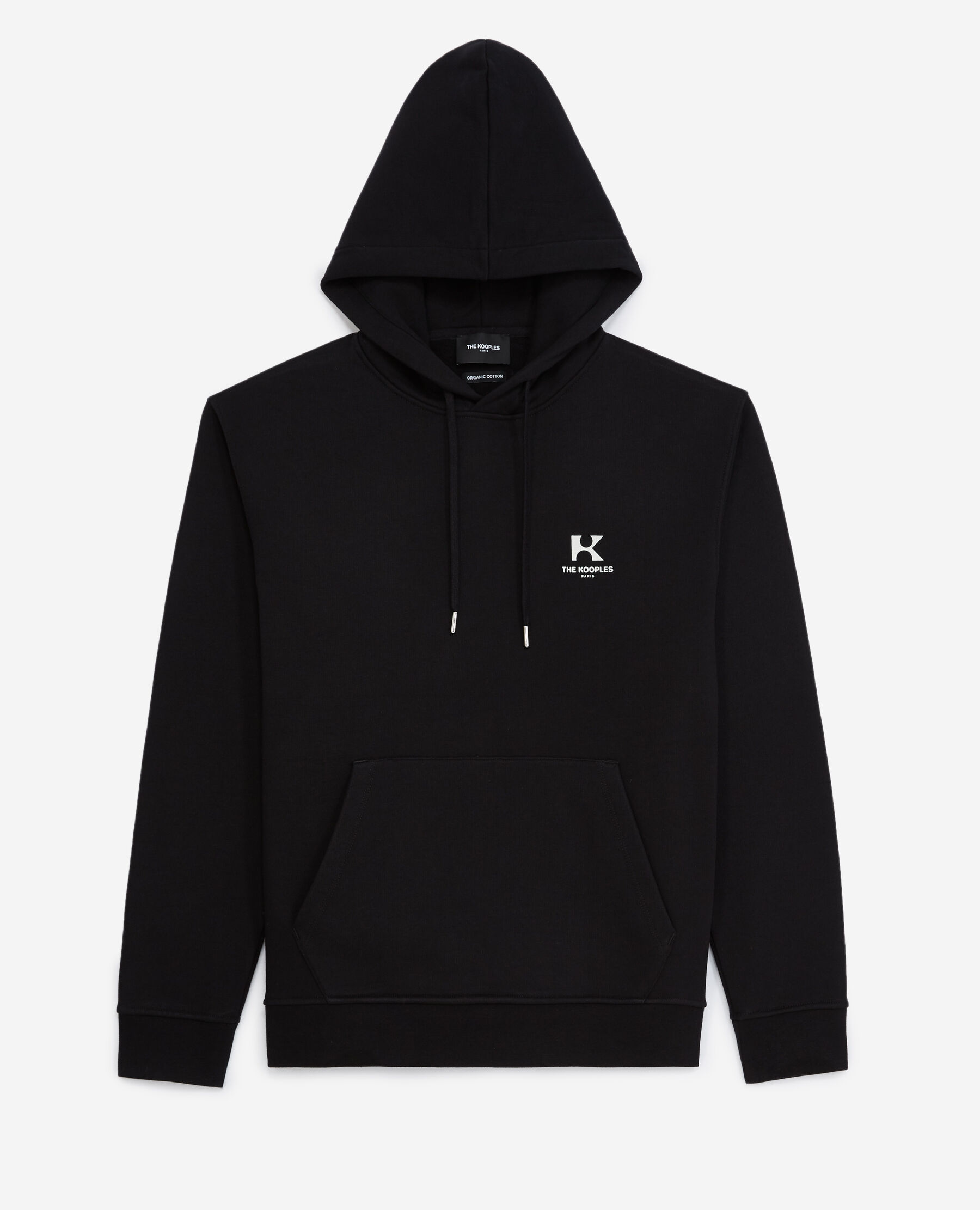 Sweat noir discount à capuche