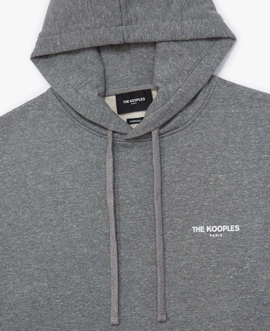 Gray hoodie  The Kooples - US