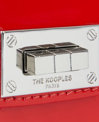 The Kooples FEMME RED sac emily small en cuir rouge