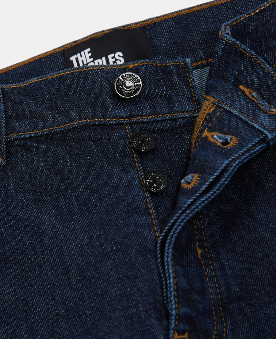 dark blue flare jeans