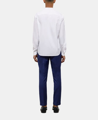 The Kooples HOMME WHITE chemise col officier blanche