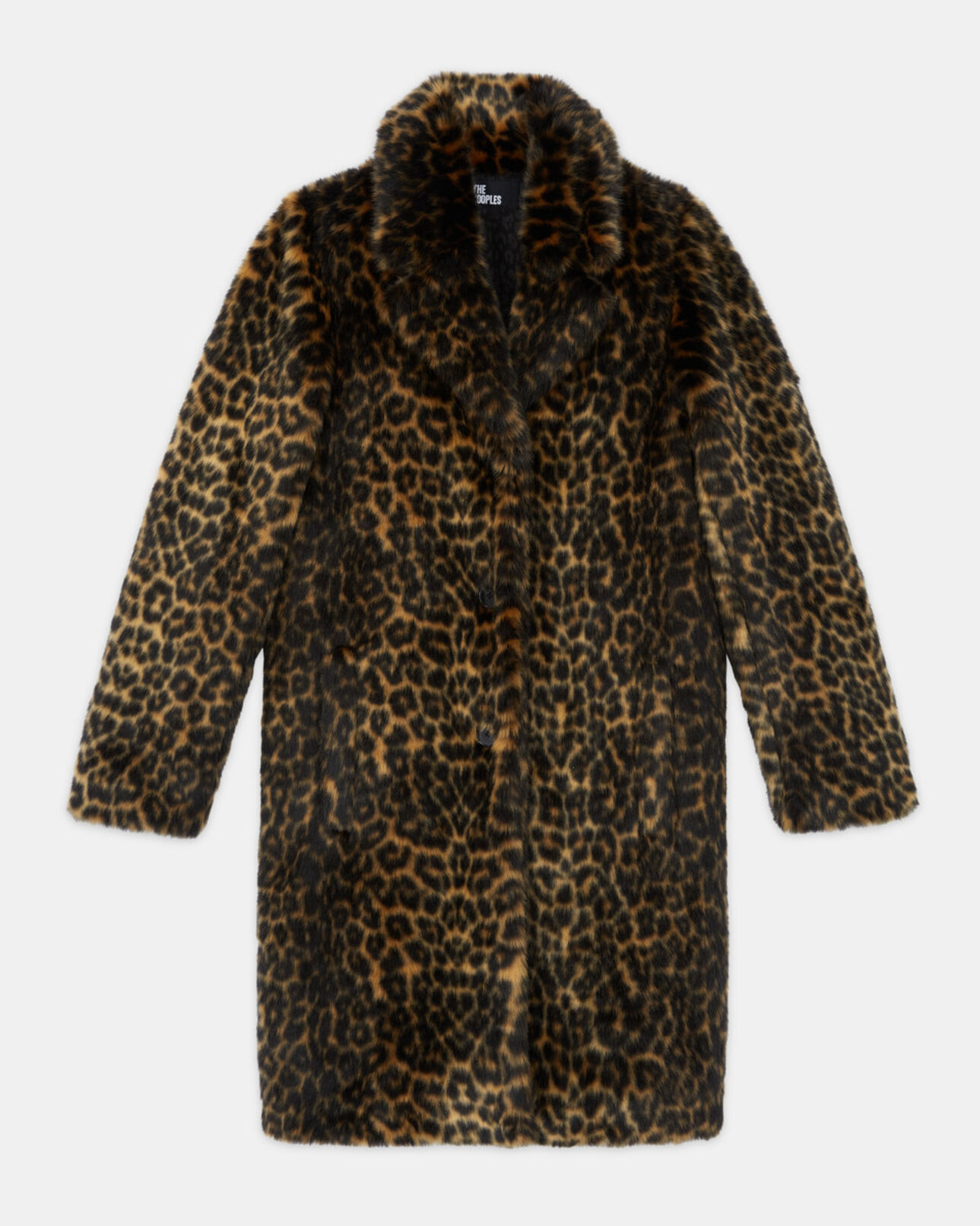 The Kooples WOMEN LEOPARD leopard print faux fur coat