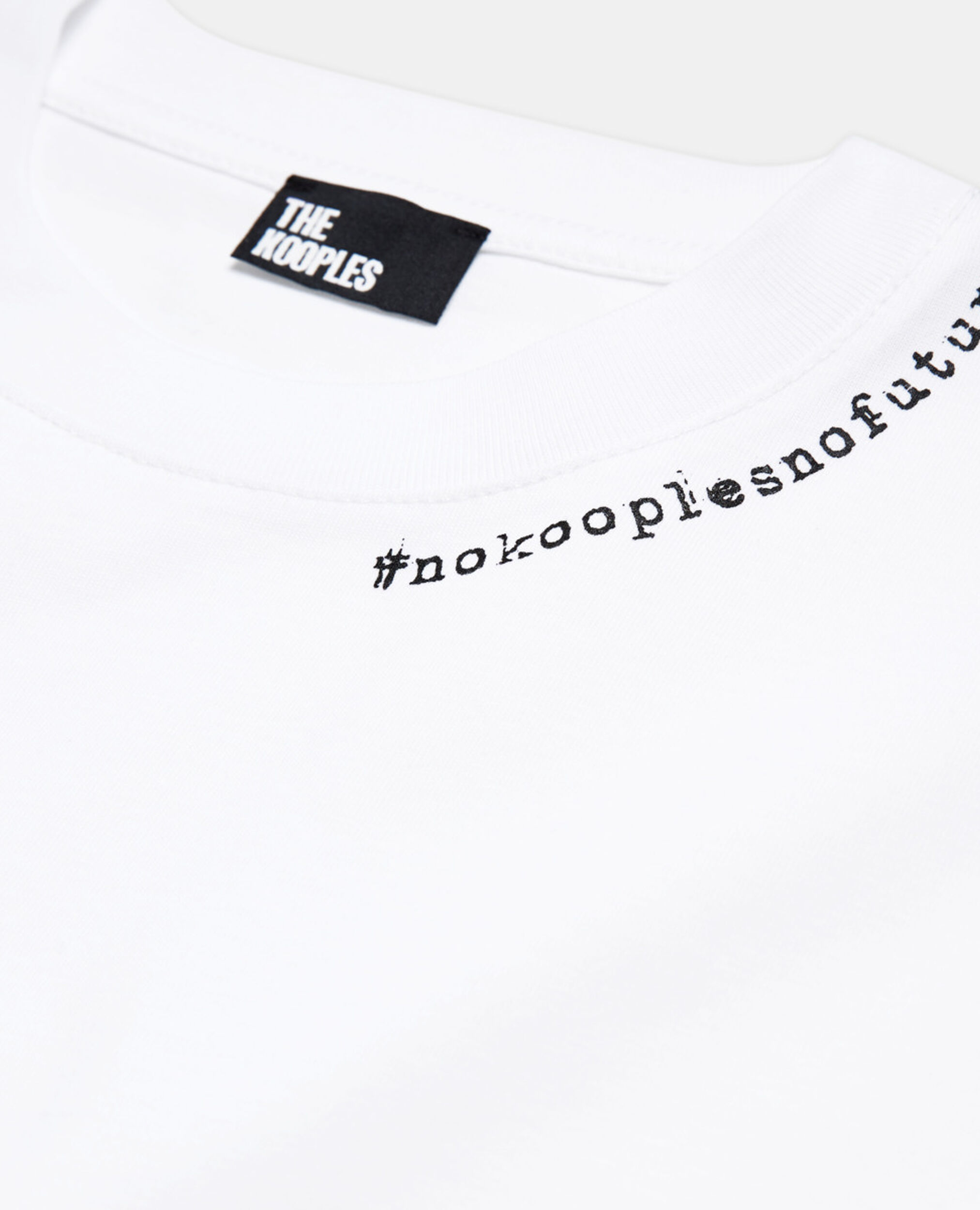 Weißes T-Shirt mit Logo, SNOW WHITE, hi-res image number null