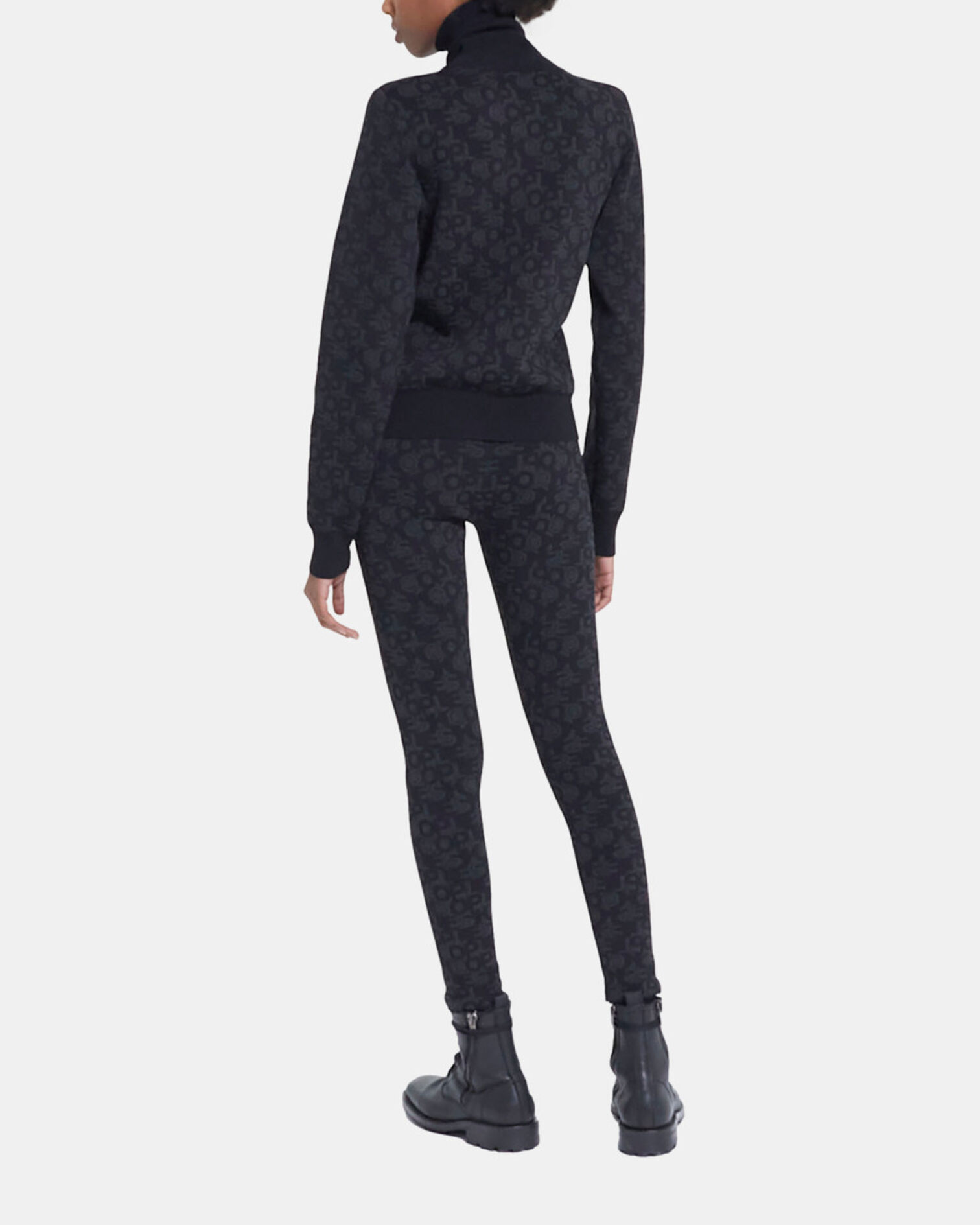 Legging logo The Kooples noir, BLACK DARK GREY, hi-res image number null