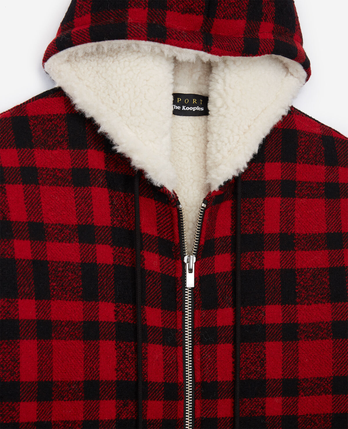 Check wool jacket womens cheap