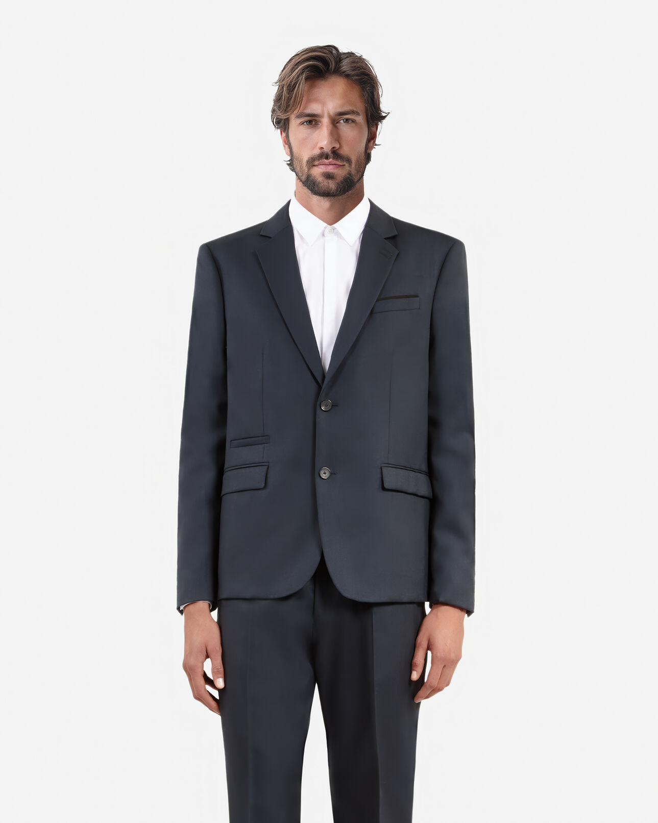 The Kooples HOMME BLUE PETROL veste de costume doite bleue