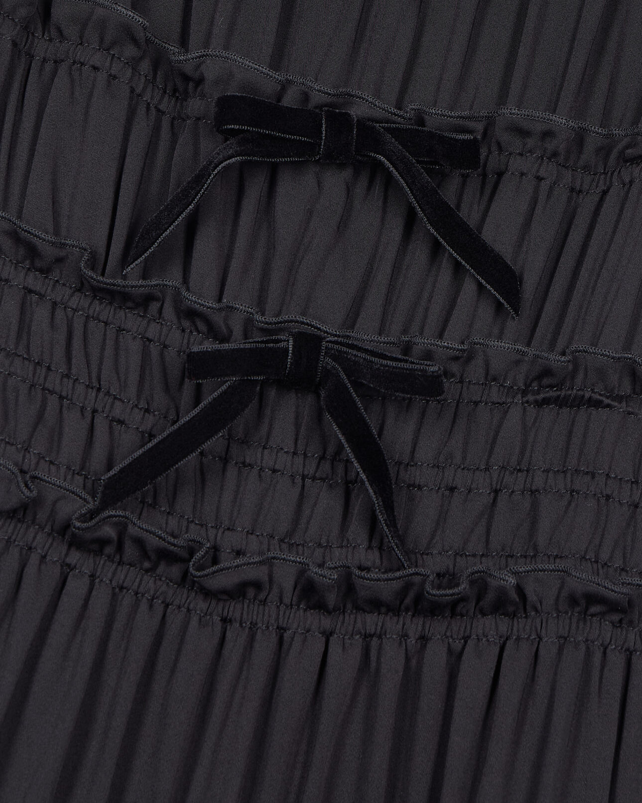 The Kooples WOMEN BLACK short black dress with bows