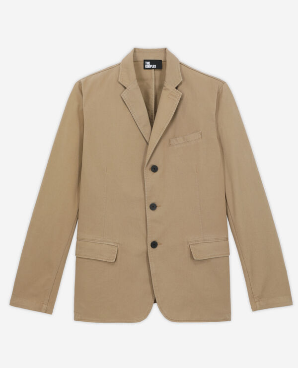 beige jacke