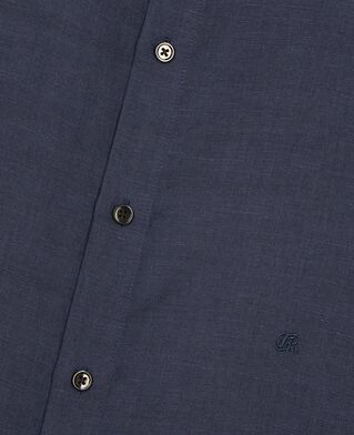 The Kooples HOMME NAVY chemise en lin marine