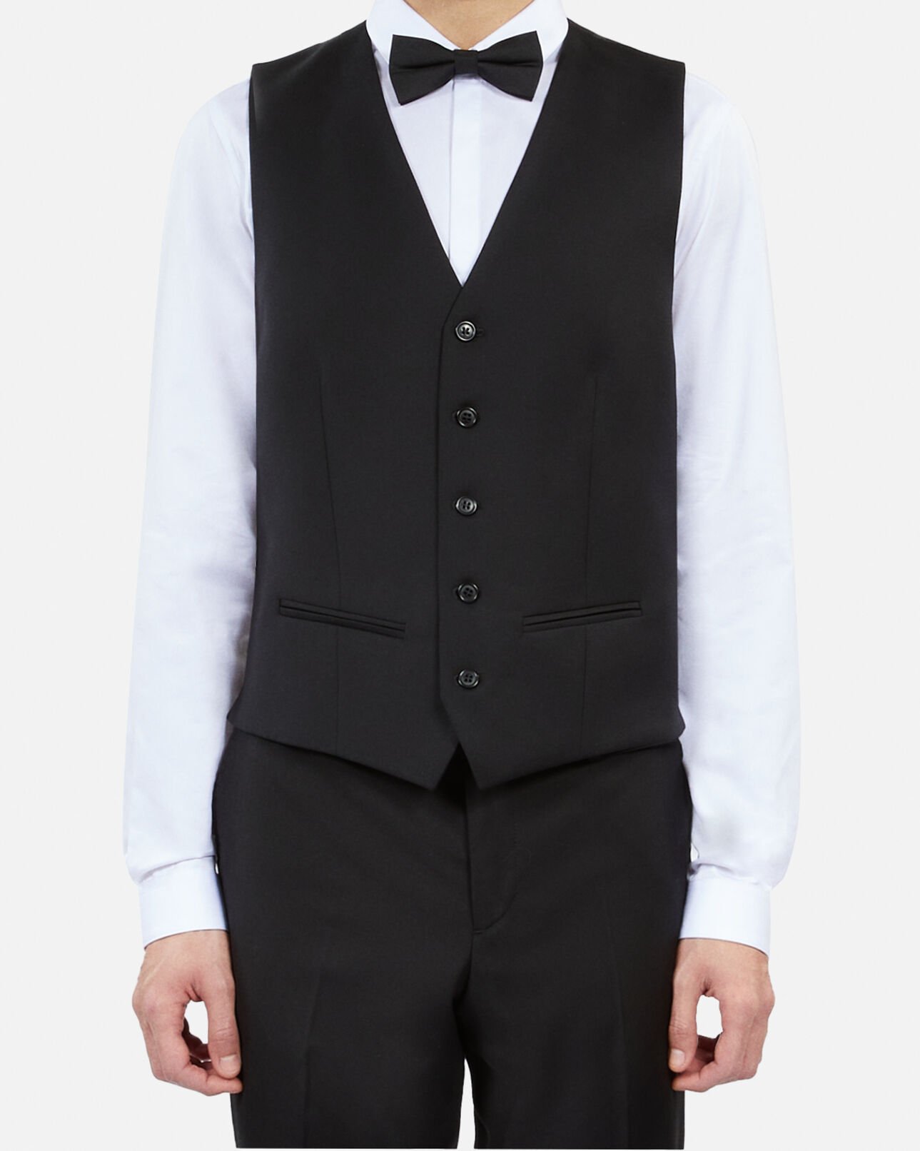 The Kooples HOMME BLACK nœud papillon en soie noir