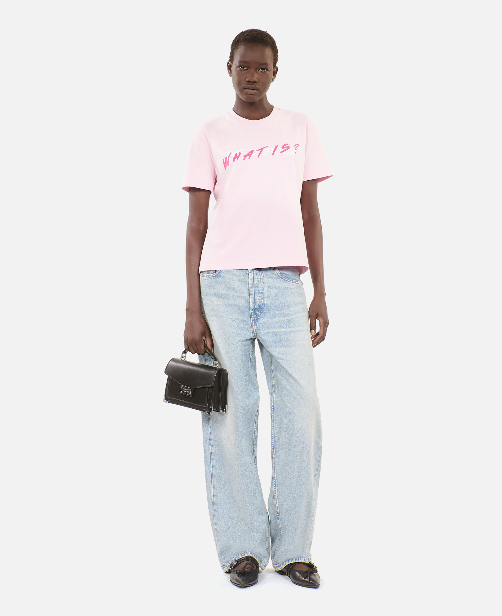 The Kooples WOMEN PALE PINK women's pink what is t-shirt